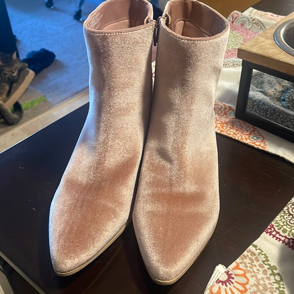 Pink boots